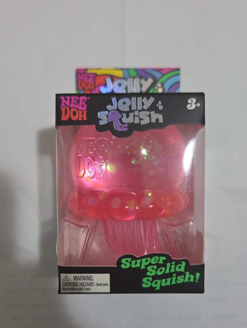 Jolly Squish Pink Jelly Toy - Super Solid Squish